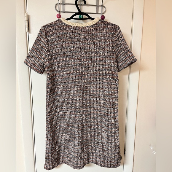 Zara straight shift dress with pearl neckline - Picture 7 of 7